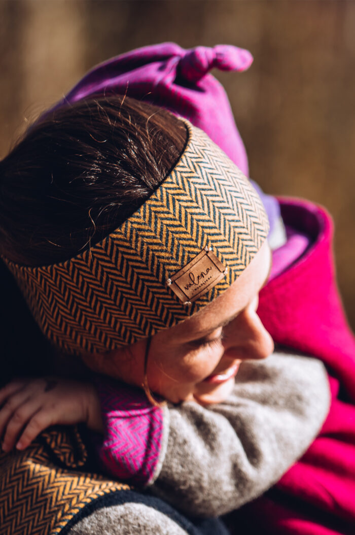 Stirnband Pflaume Unisex – Bild 6